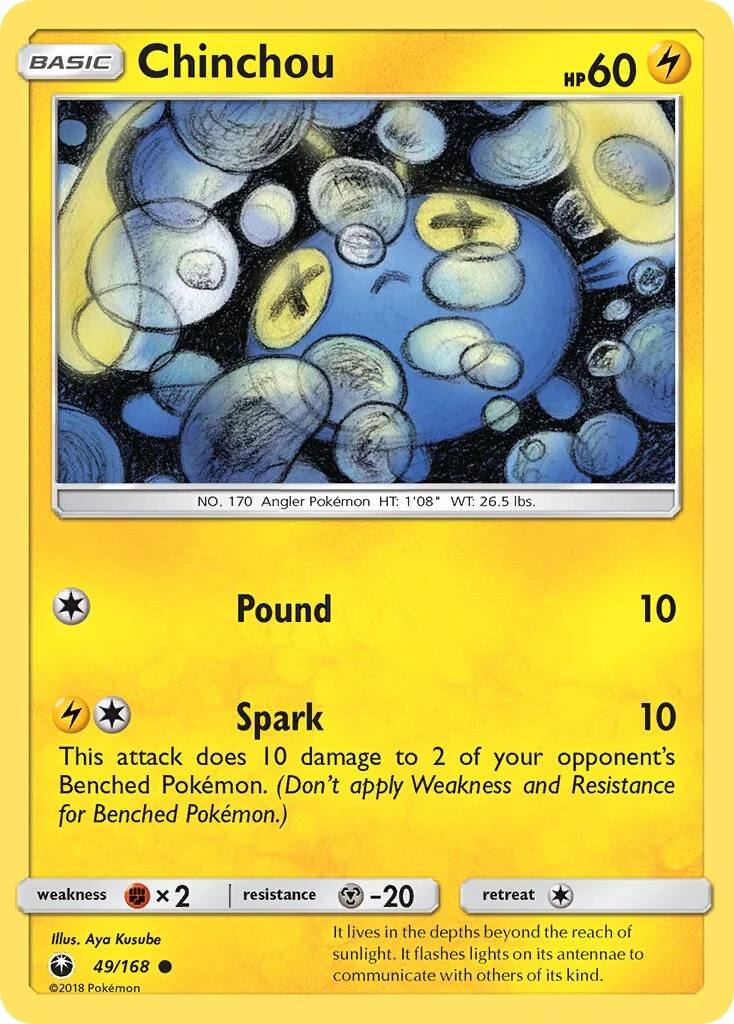 Chinchou 「CES 49/168」「EN」