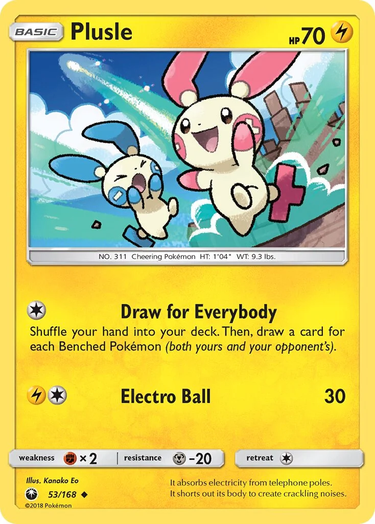 Plusle 「CES 53/168」「EN」