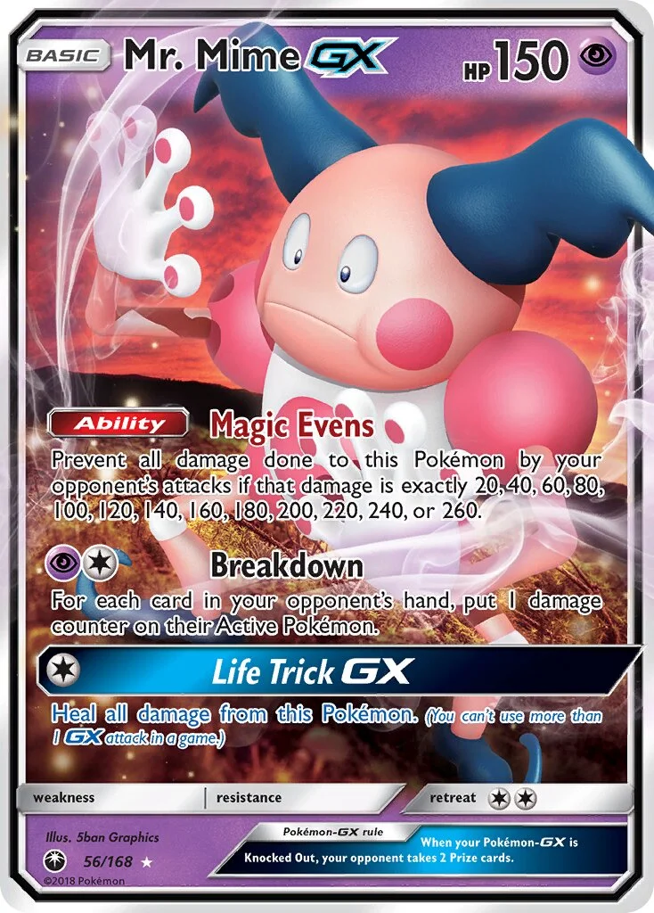 Mr. Mime-GX 「CES 56/168」「EN」