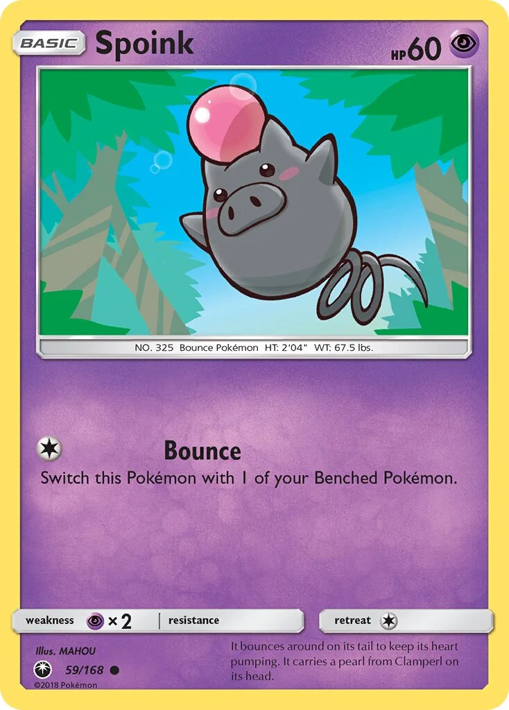 Spoink 「CES 59/168」「EN」