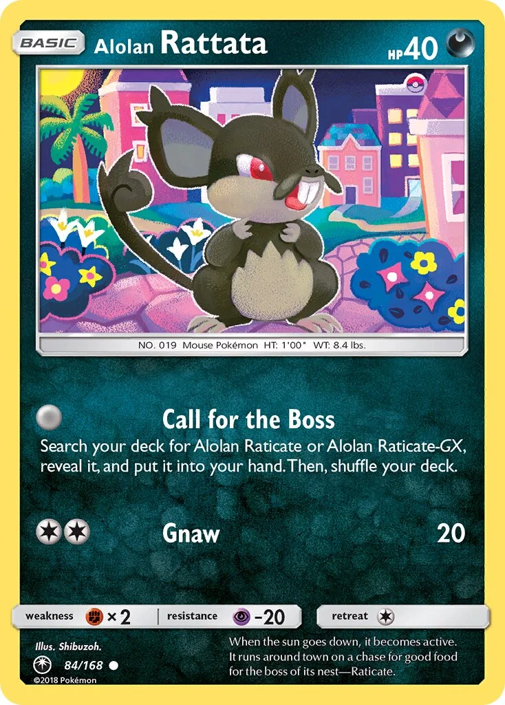Alolan Rattata 「CES 84/168」「EN」