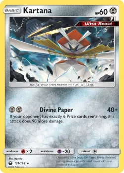 Kartana #101/168 · Pokémon