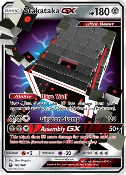 Stakataka-GX #102/168 · Pokémon