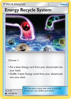 Energy Recycle System #128/168 · Pokémon