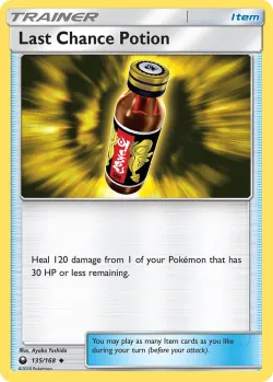 Last Chance Potion #135/168 · Pokémon