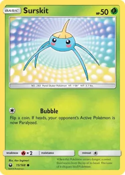 Surskit #15/168 · Pokémon