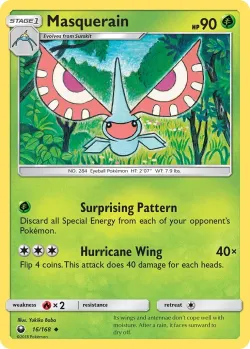 Masquerain #16/168 · Pokémon