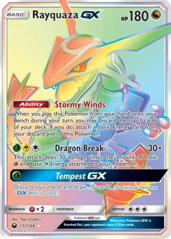 Rayquaza-GX 「CES 177/168」「EN」