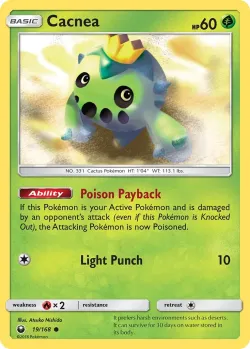 Cacnea #19/168 · Pokémon