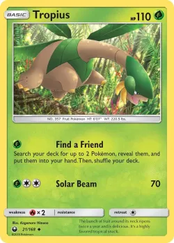 Tropius #21/168 · Pokémon