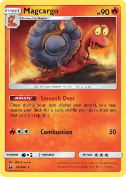 Magcargo #24/168 · Pokémon