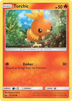 Torchic #25/168 · Pokémon