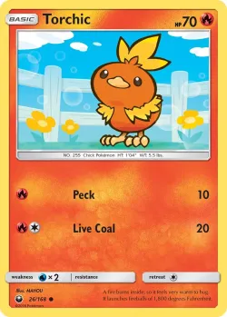 Torchic #26/168 · Pokémon