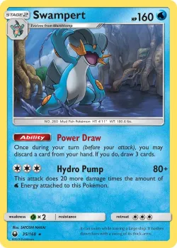 Swampert #35/168 · Pokémon