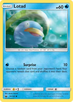 Lotad #36/168 · Pokémon