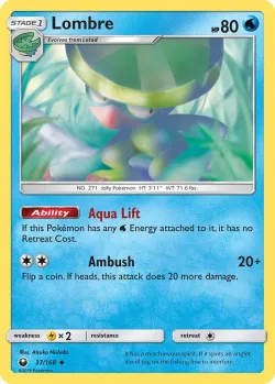 Lombre #37/168 · Pokémon