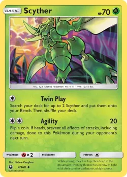 Scyther #4/168 · Pokémon