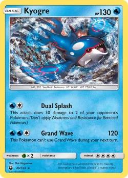 Kyogre #46/168 · Pokémon