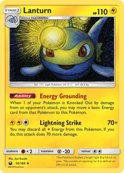 Lanturn #50/168 · Pokémon