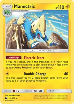 Manectric #52/168 · Pokémon