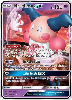 Mr. Mime-GX #56/168 · Pokémon