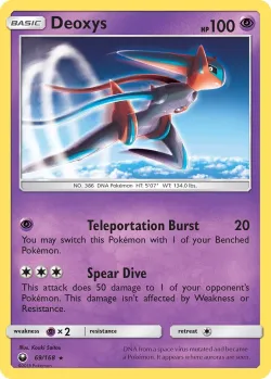 Deoxys #69/168 · Pokémon