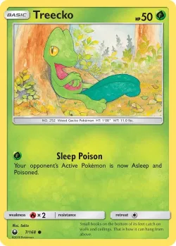Treecko #7/168 · Pokémon