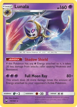 Lunala #70/168 · Pokémon