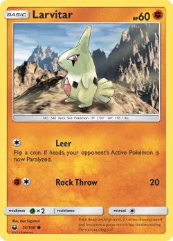 Larvitar #74/168 · Pokémon