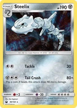 Steelix #89/168 · Pokémon