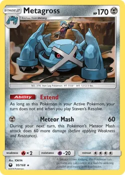 Metagross #95/168 · Pokémon