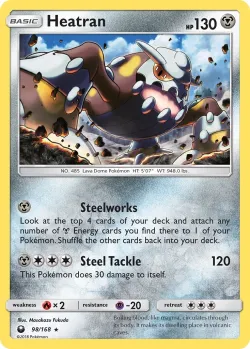 Heatran #98/168 · Pokémon