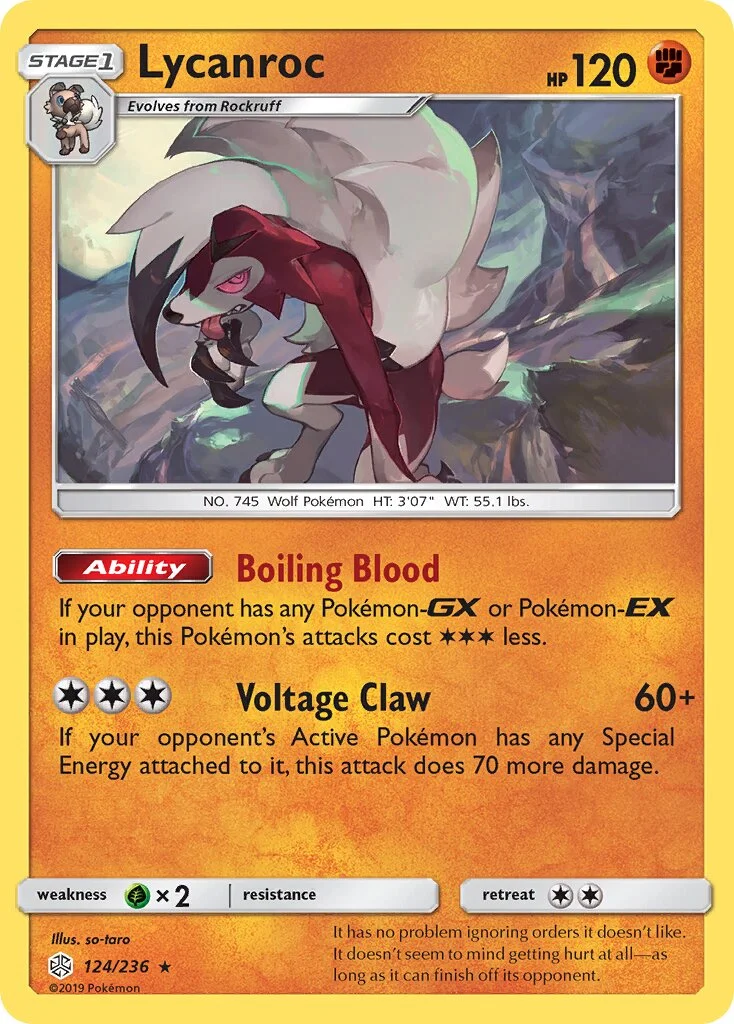 Lycanroc 「CEC 124/236」「EN」