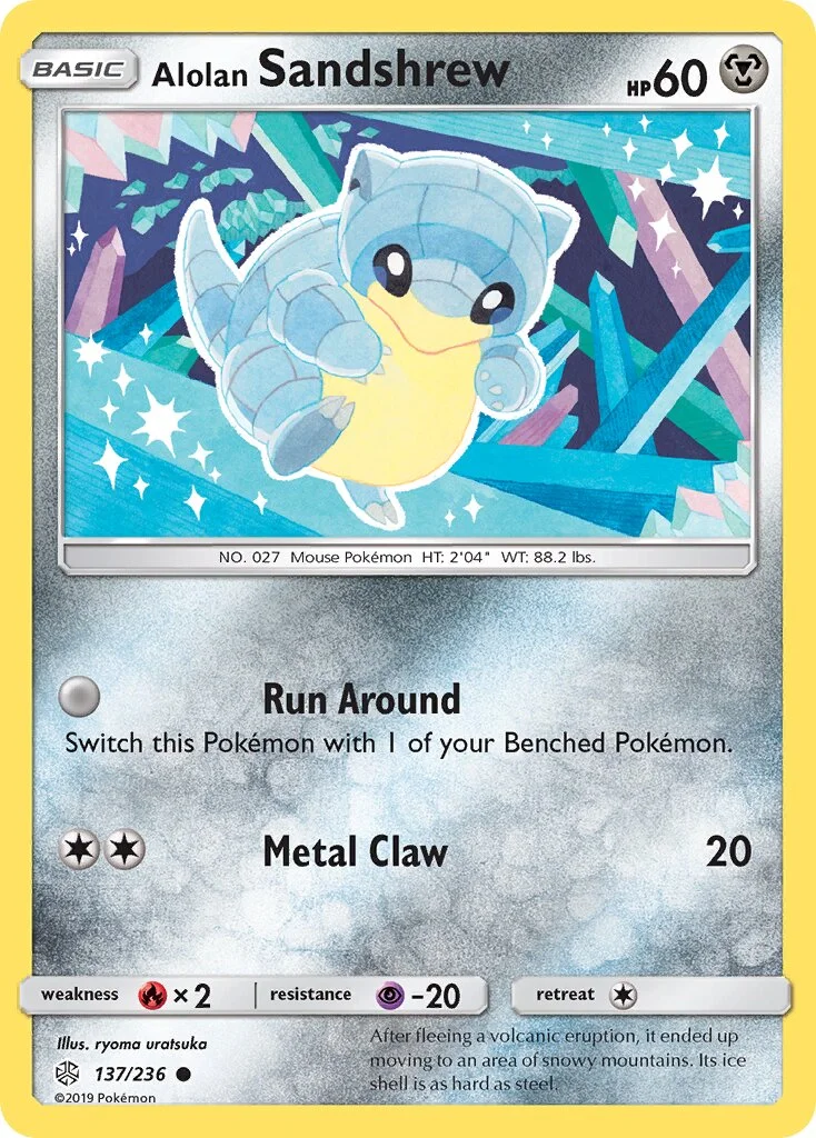 Alolan Sandshrew 「CEC 137/236」「EN」
