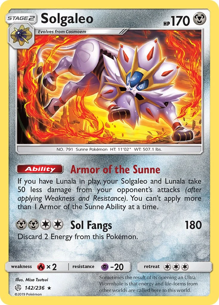 Solgaleo 「CEC 142/236」「EN」