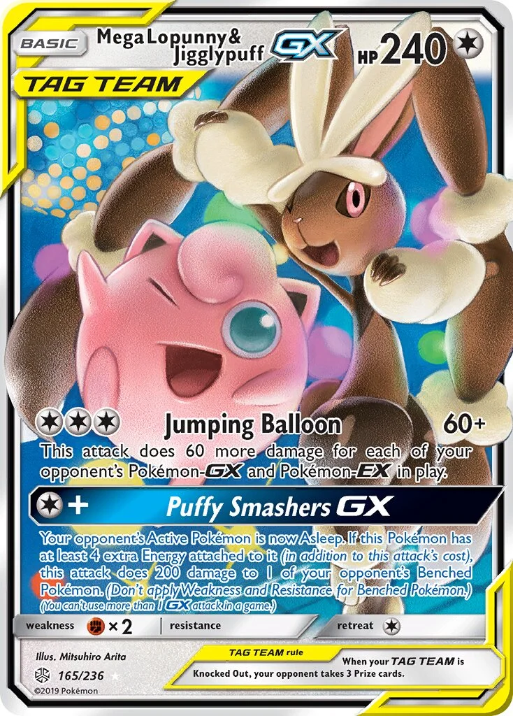 Mega Lopunny & Jigglypuff-GX 「CEC 165/236」「EN」