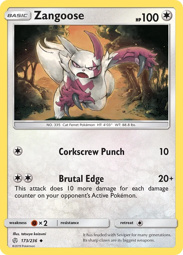 Zangoose 「CEC 173/236」「EN」