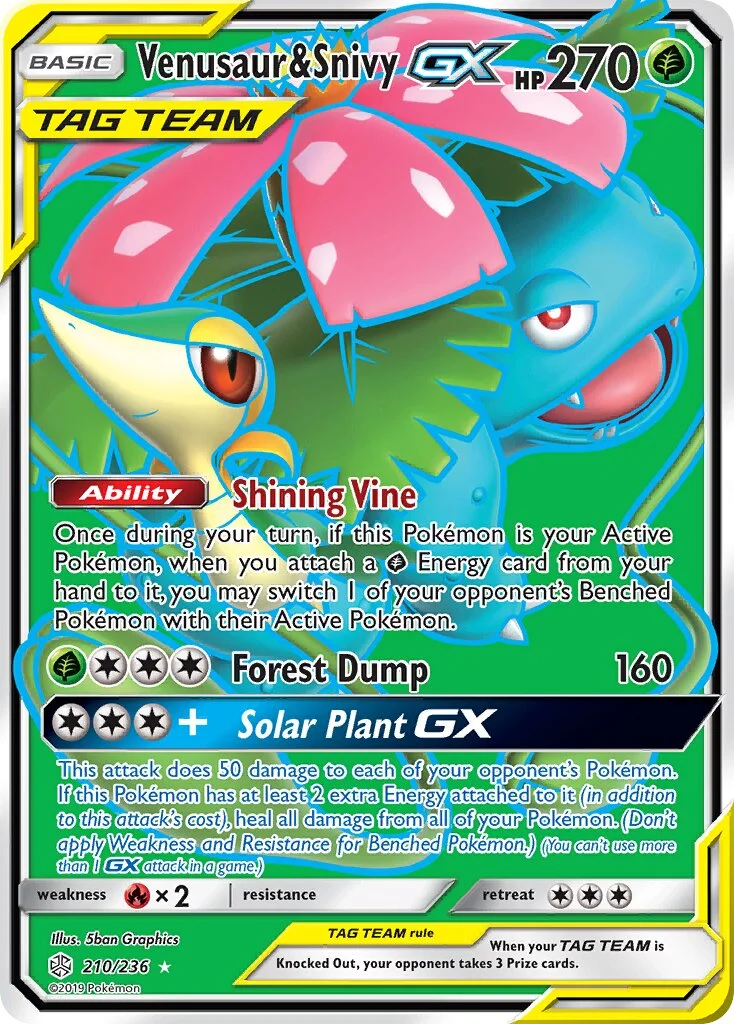 Venusaur & Snivy-GX 「CEC 210/236」「EN」