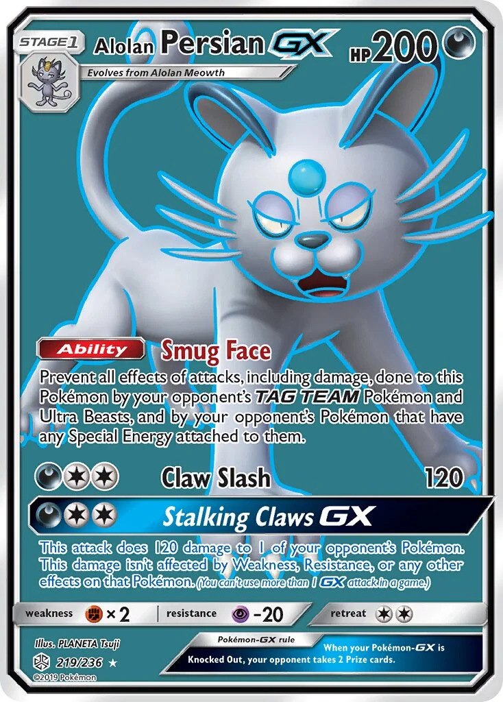 Alolan Persian-GX 「CEC 219/236」「EN」