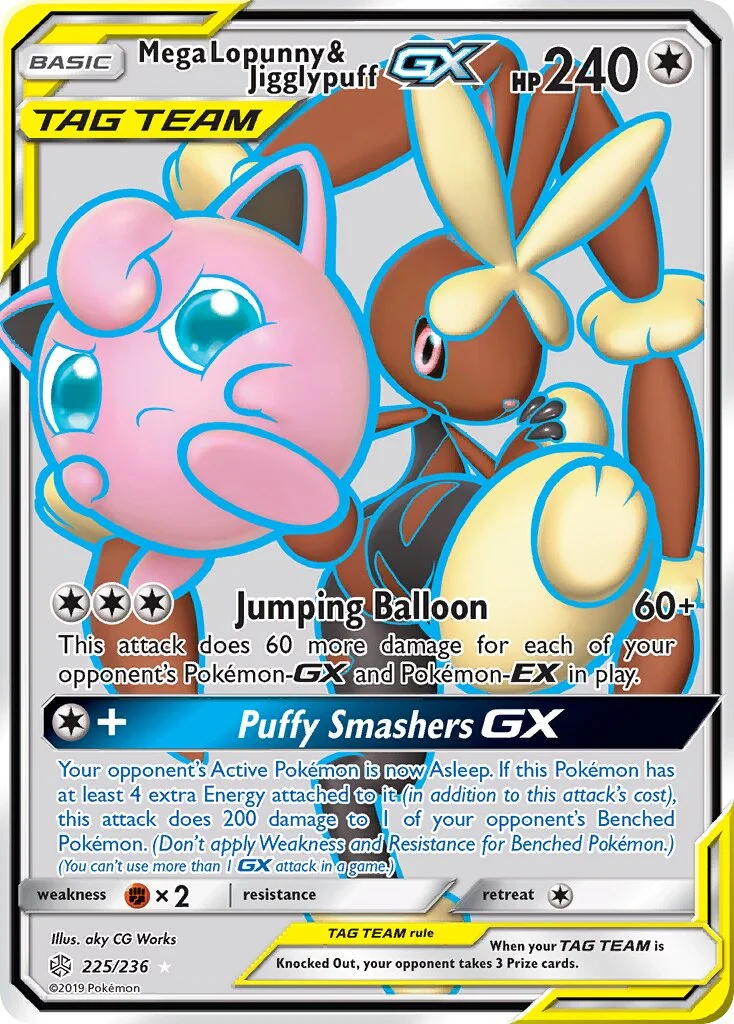 Mega Lopunny & Jigglypuff-GX 「CEC 225/236」「EN」