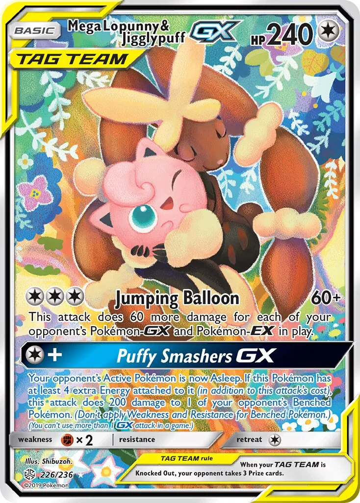 Mega Lopunny & Jigglypuff-GX 「CEC 226/236」「EN」