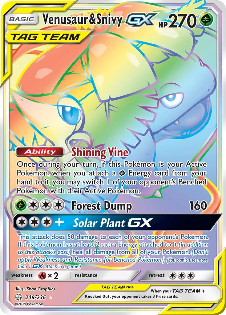 Venusaur & Snivy-GX 「CEC 249/236」「EN」