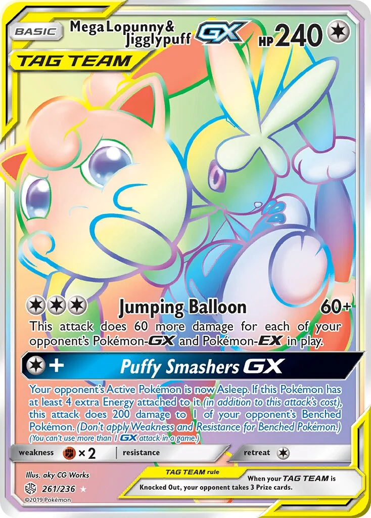 Mega Lopunny & Jigglypuff-GX 「CEC 261/236」「EN」