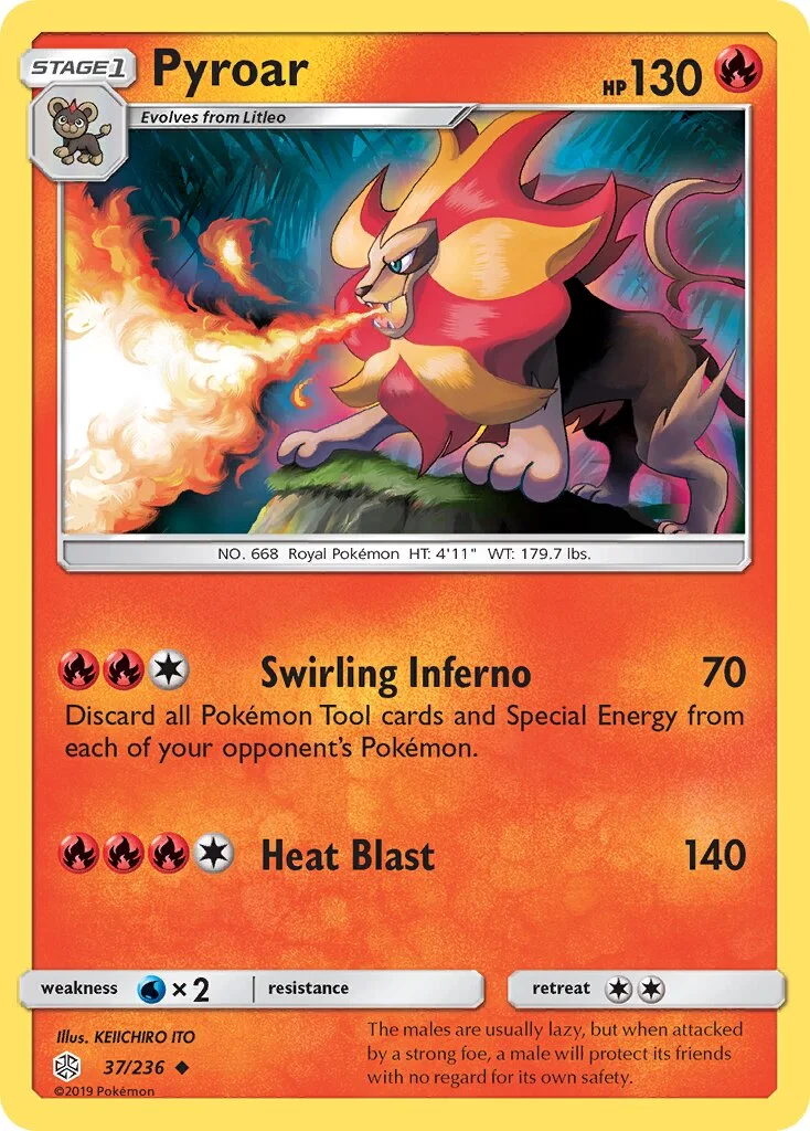 Pyroar 「CEC 37/236」「EN」