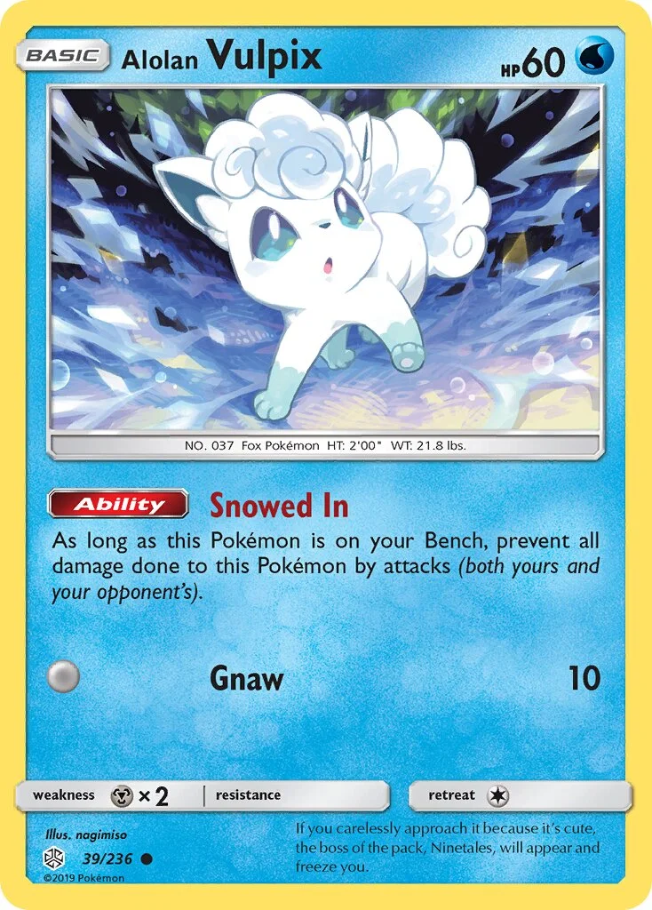 Alolan Vulpix 「CEC 39/236」「EN」