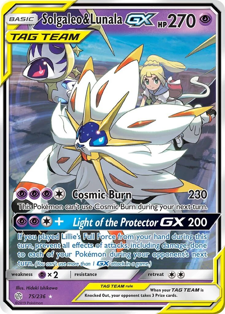 Solgaleo & Lunala-GX 「CEC 75/236」「EN」