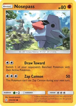 Nosepass #106/236 · Pokémon