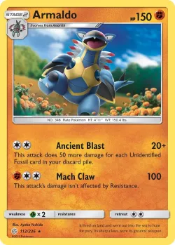Armaldo #112/236 · Pokémon