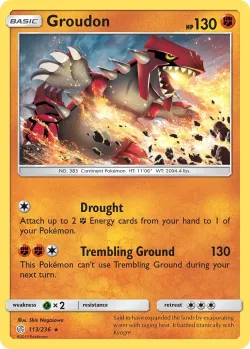 Groudon #113/236 · Pokémon