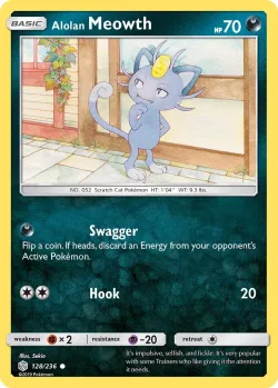 Alolan Meowth #128/236 · Pokémon